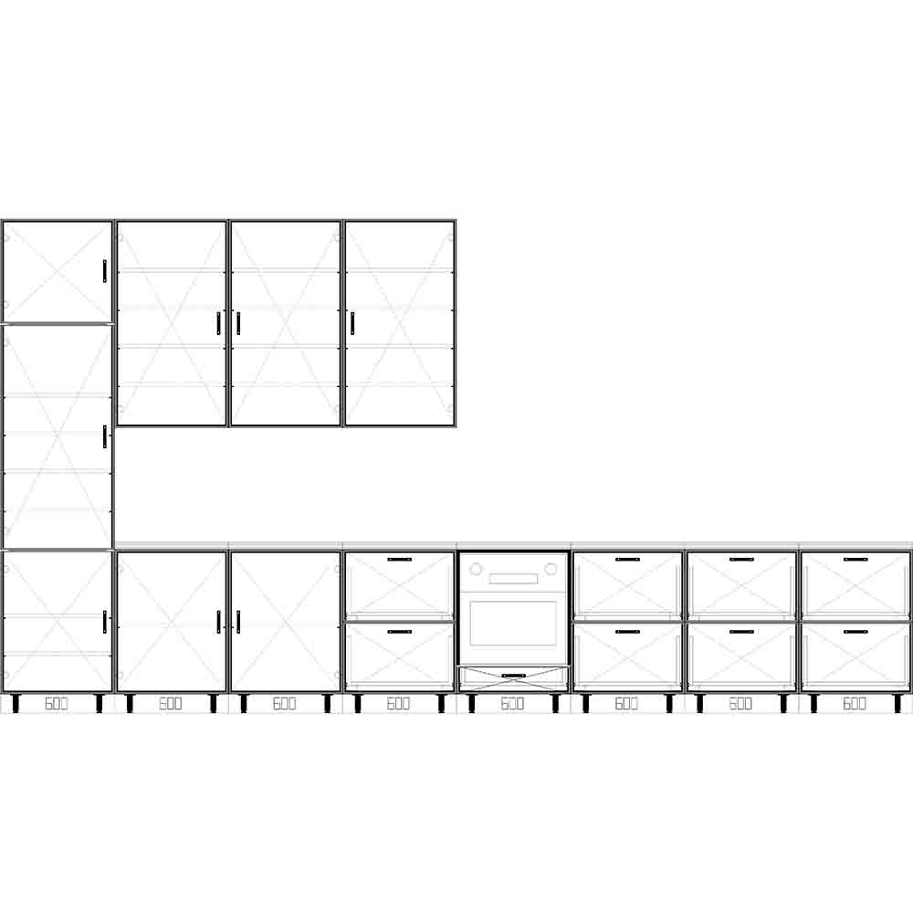 Кухня #10 креслення