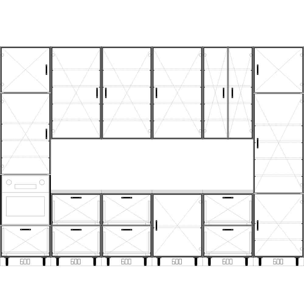 Кухня #12 креслення