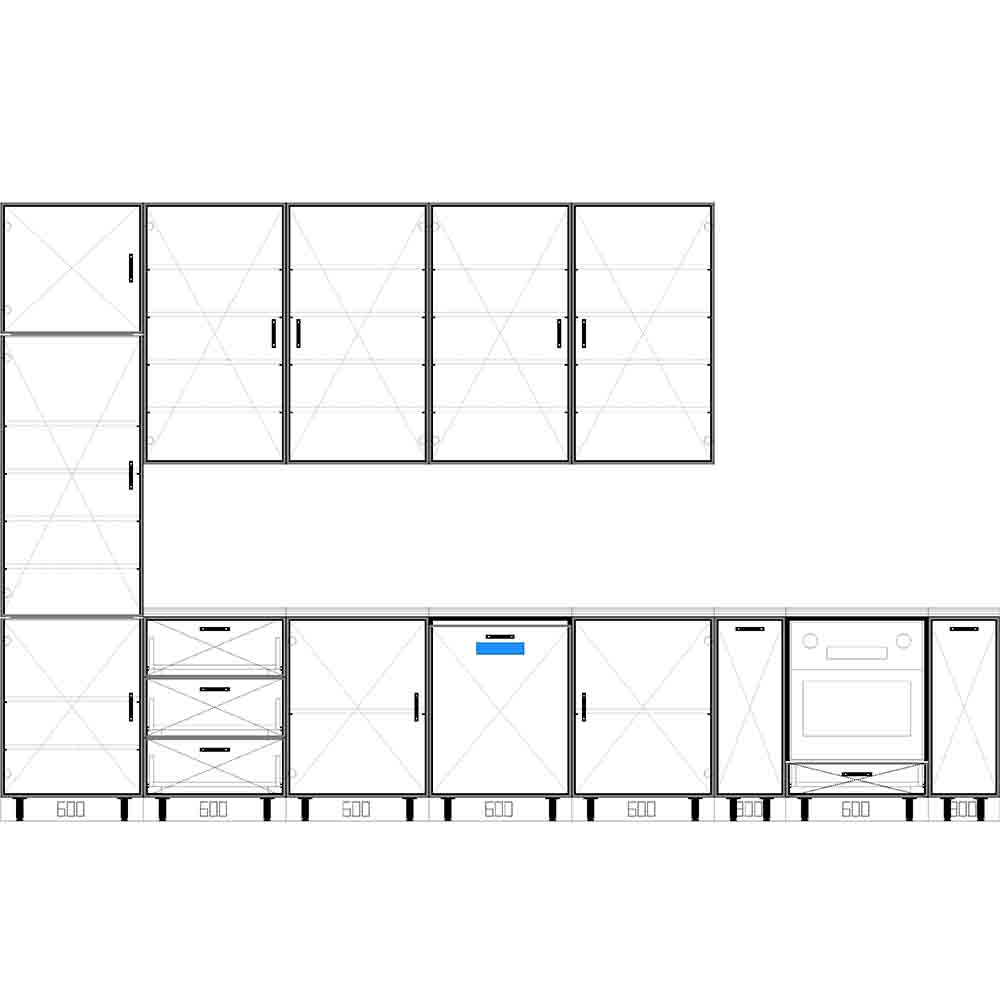 Кухня #14 креслення