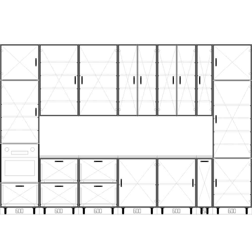 Кухня #21 креслення