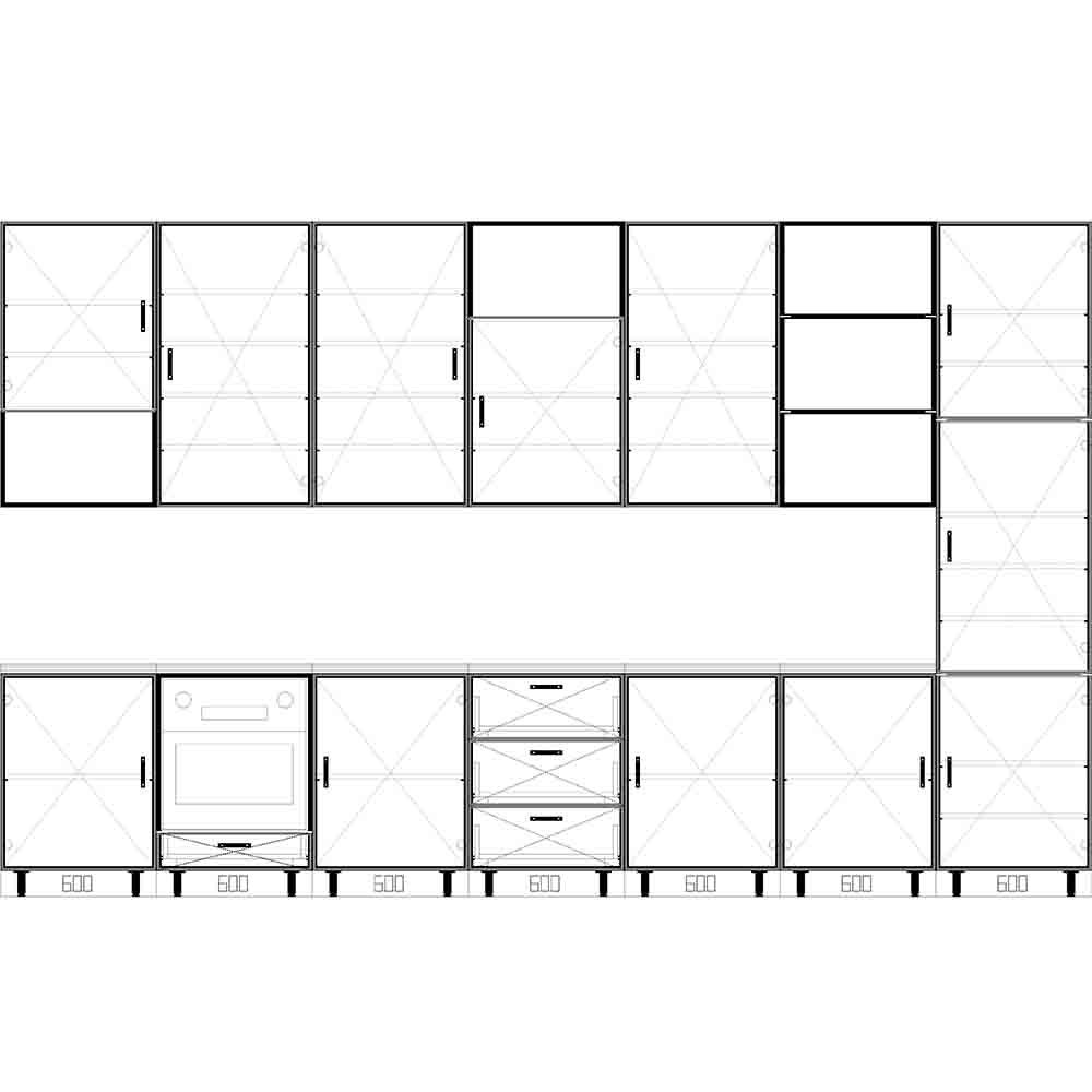 Кухня #22 креслення