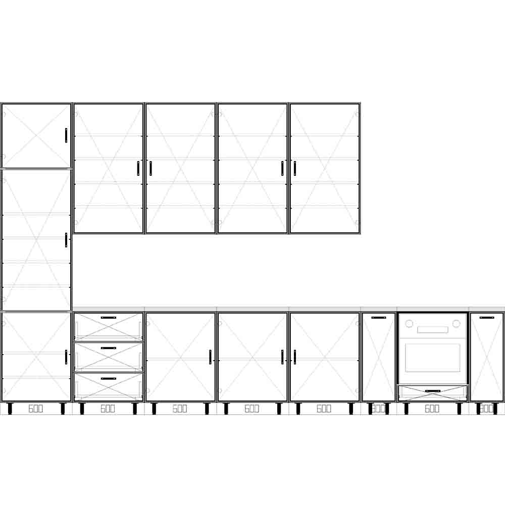 Кухня #23 креслення