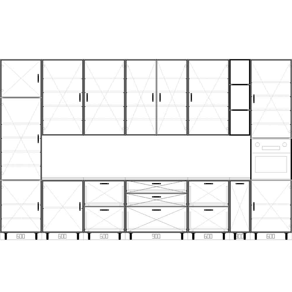 Кухня #24 креслення