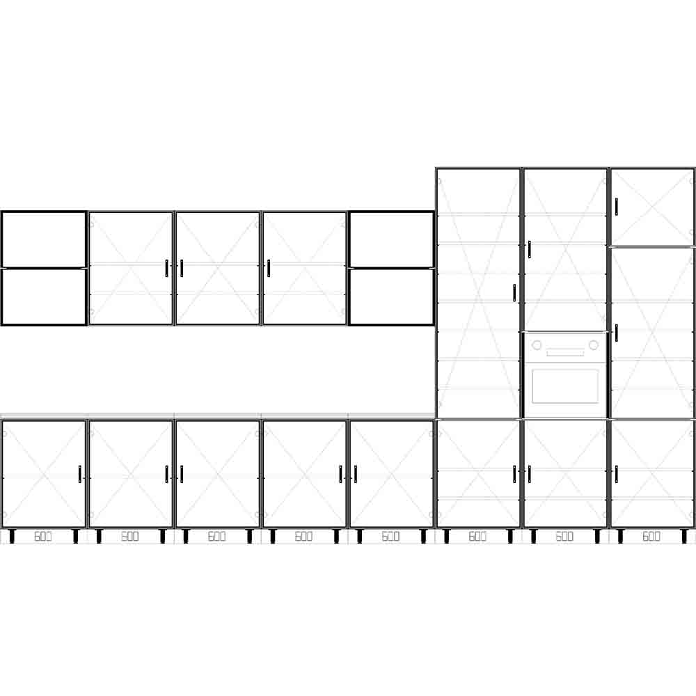 Кухня #25 креслення