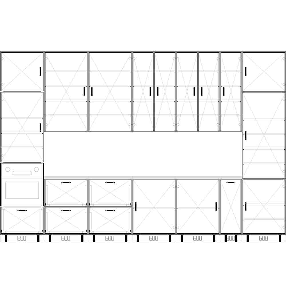 Кухня #26 креслення
