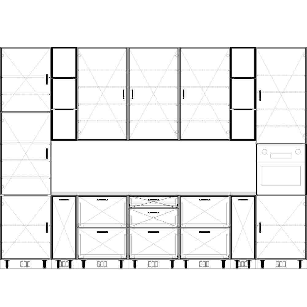 Кухня #28 креслення