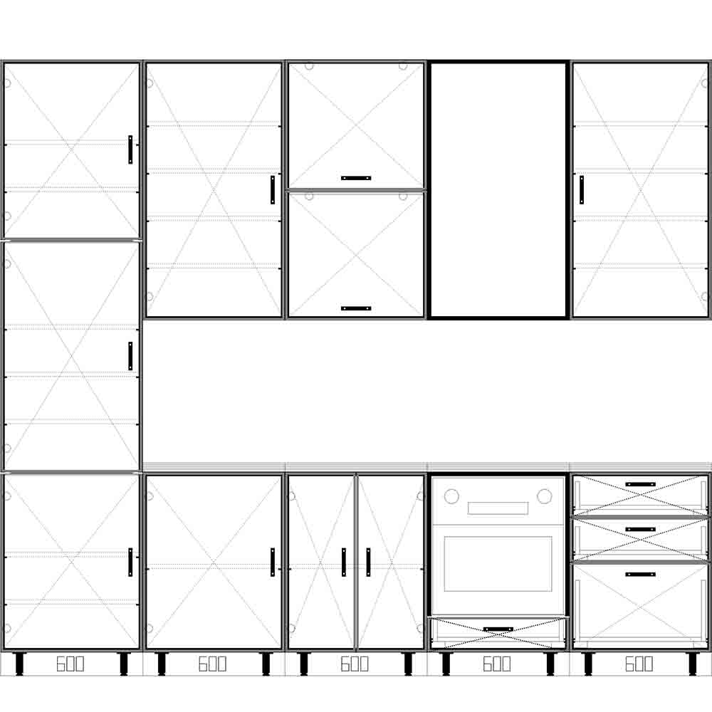 Кухня #32 креслення