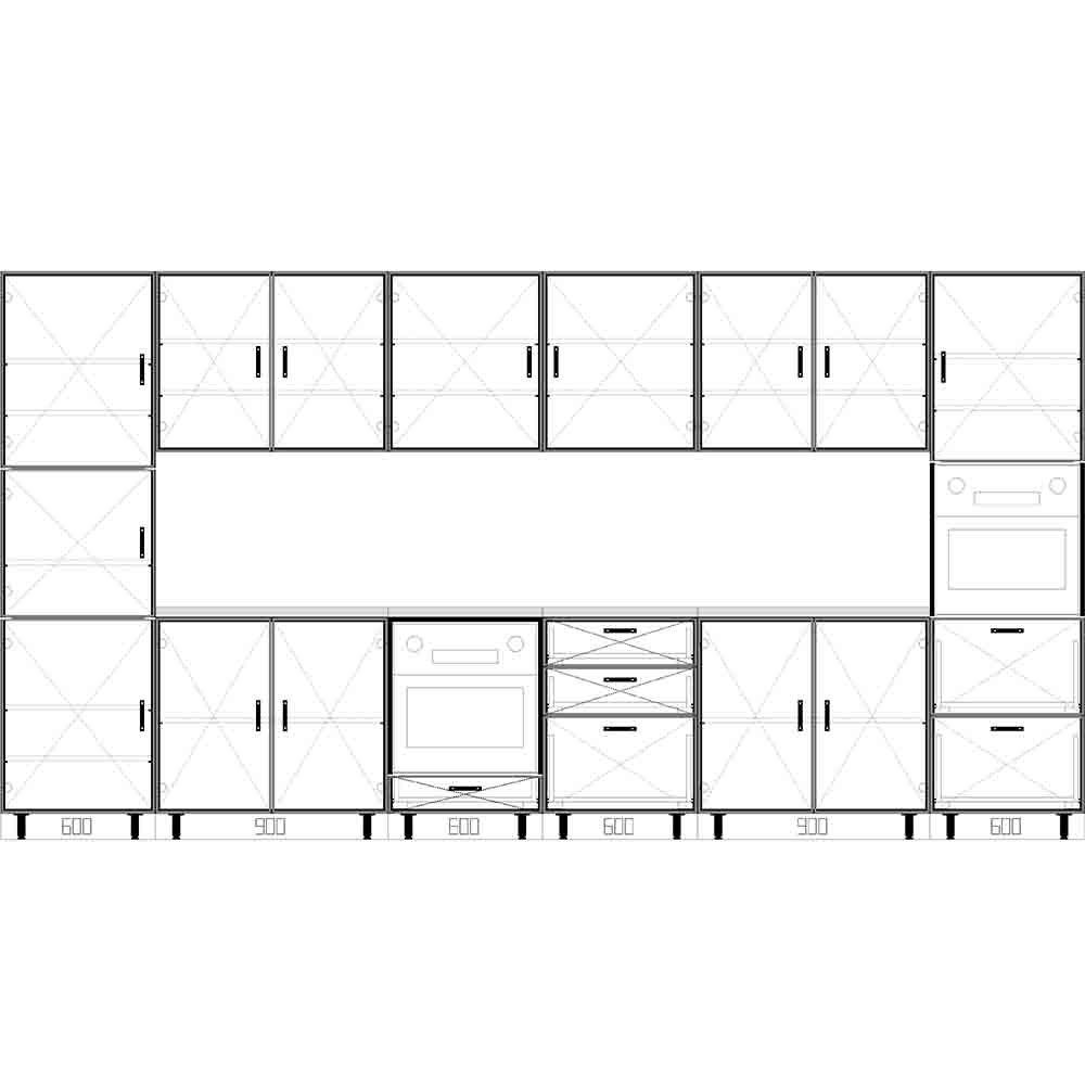Кухня #37 креслення