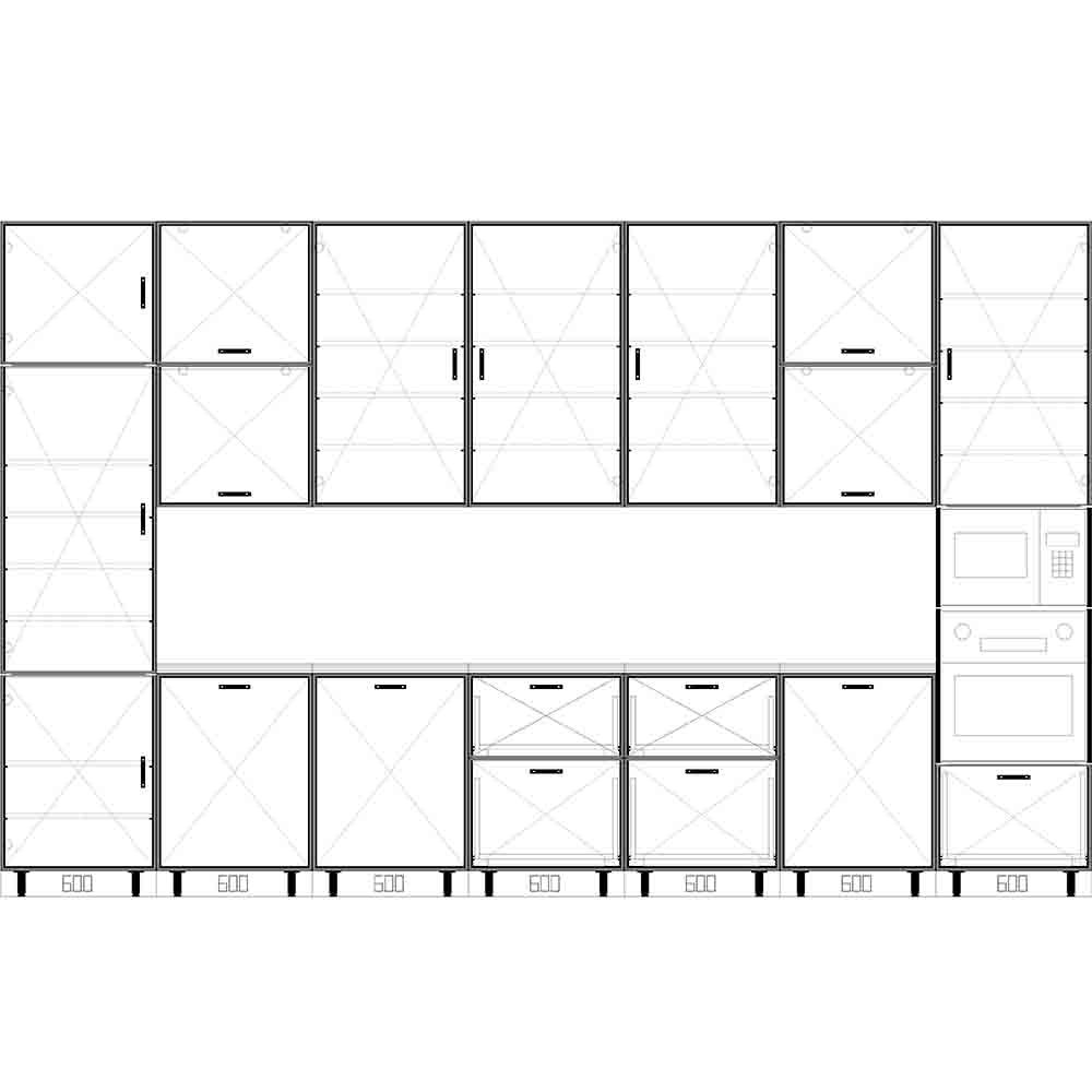 Кухня #3 креслення