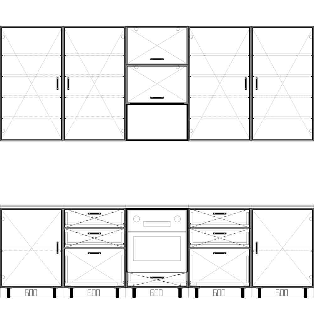 Кухня #40 креслення