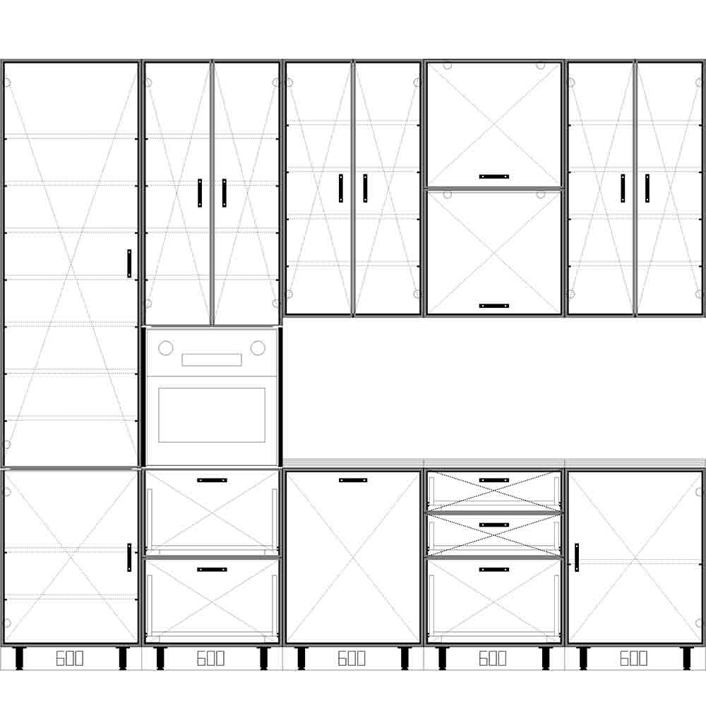 Кухня #42 креслення