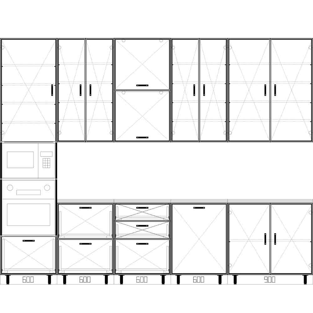 Кухня #44 креслення
