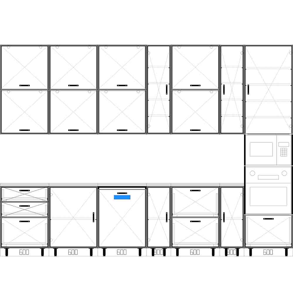 Кухня #47 креслення