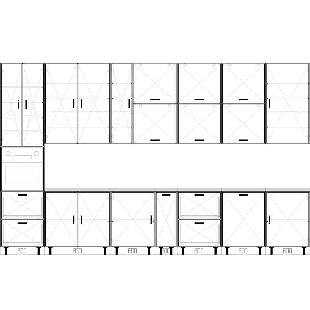 Кухня #50 креслення