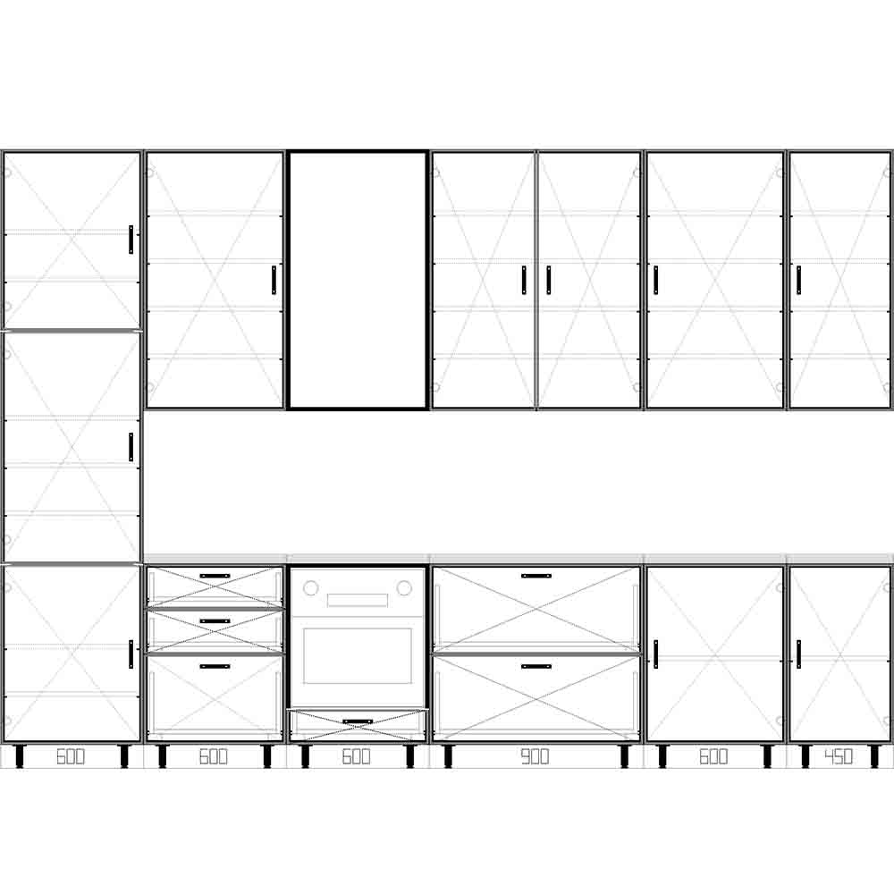 Кухня #51 креслення