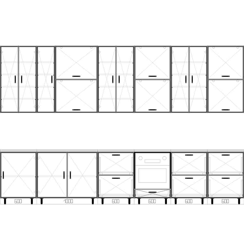 Кухня #52 креслення