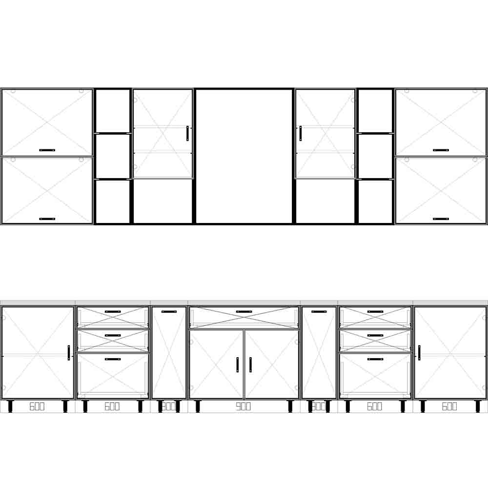 Кухня #55 креслення