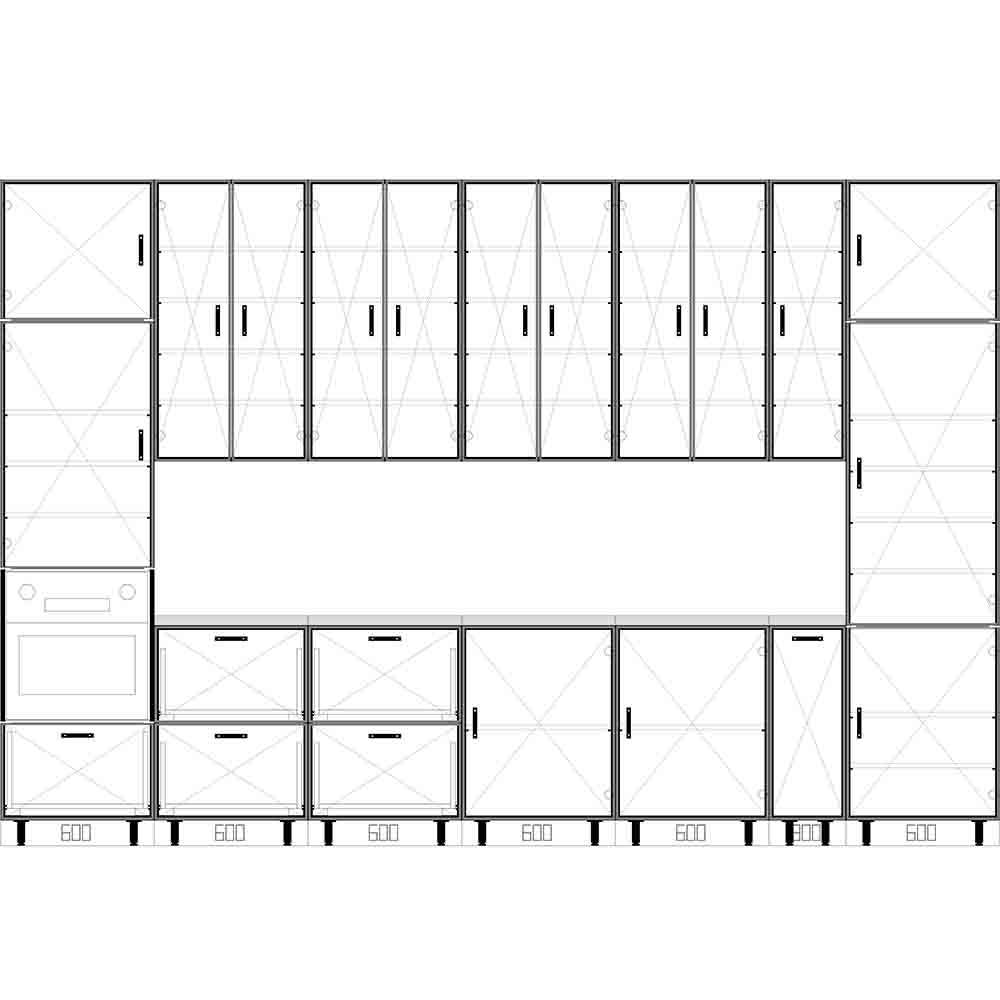 Кухня #6 креслення