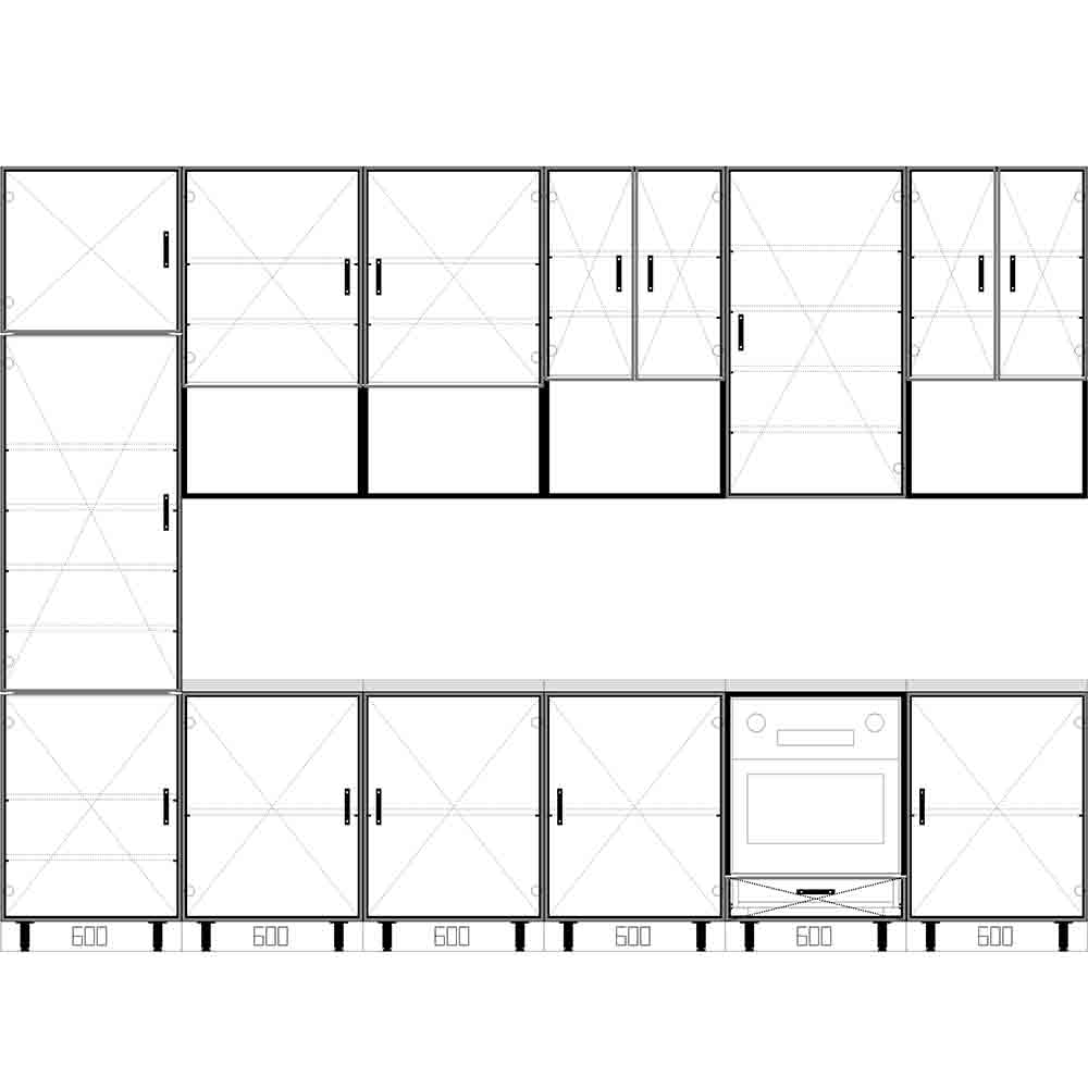 Кухня #7 креслення