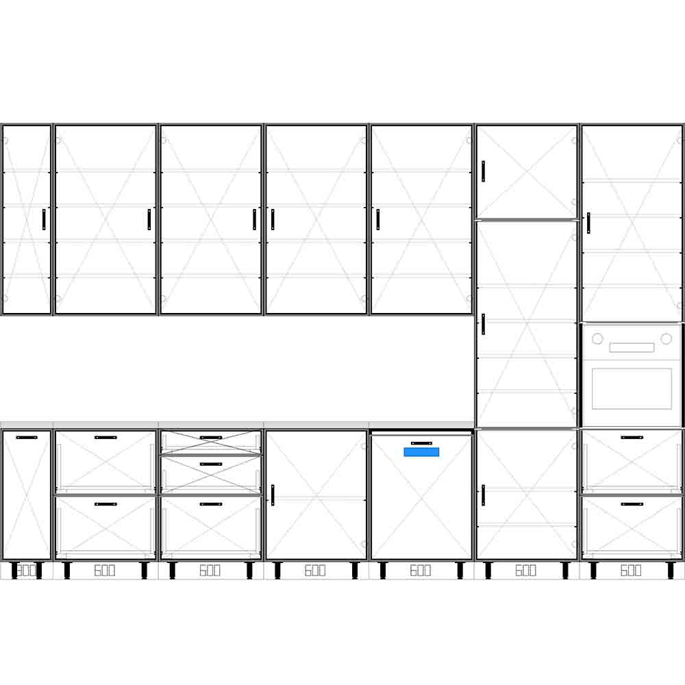 Кухня #8 креслення