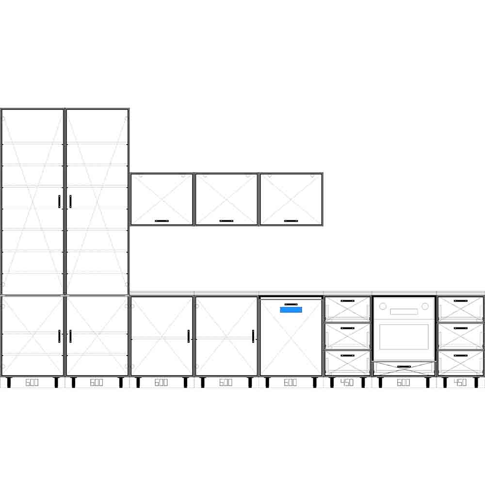 Кухня #9 креслення