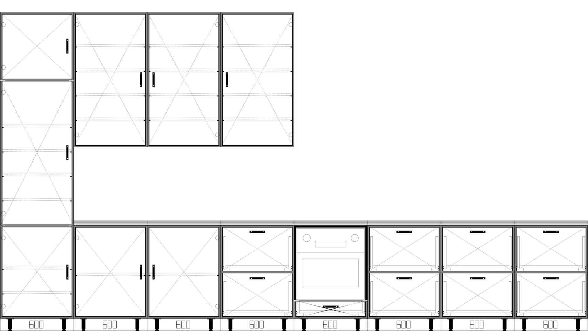 Кухня #10 креслення