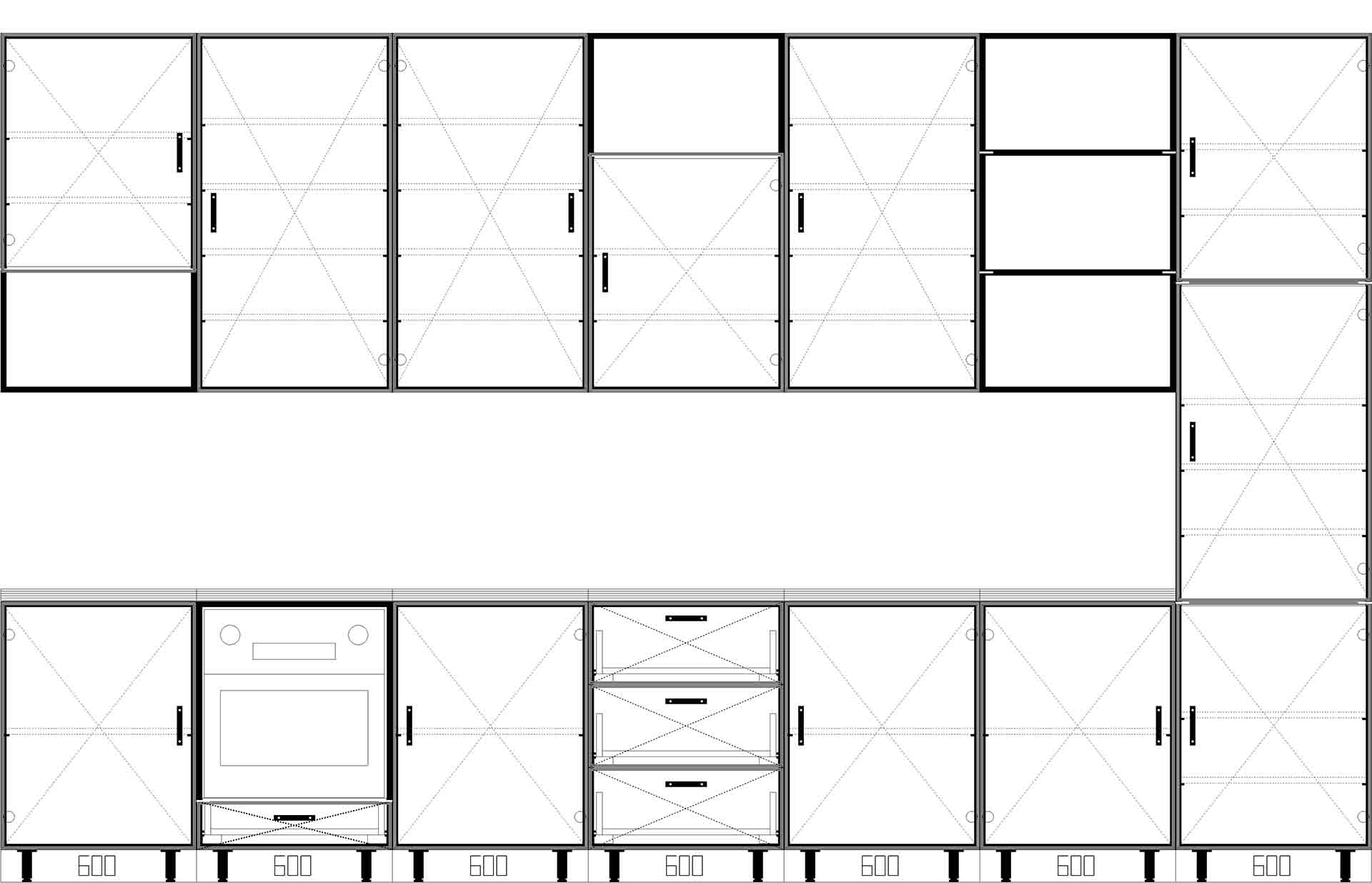 Кухня #22 креслення