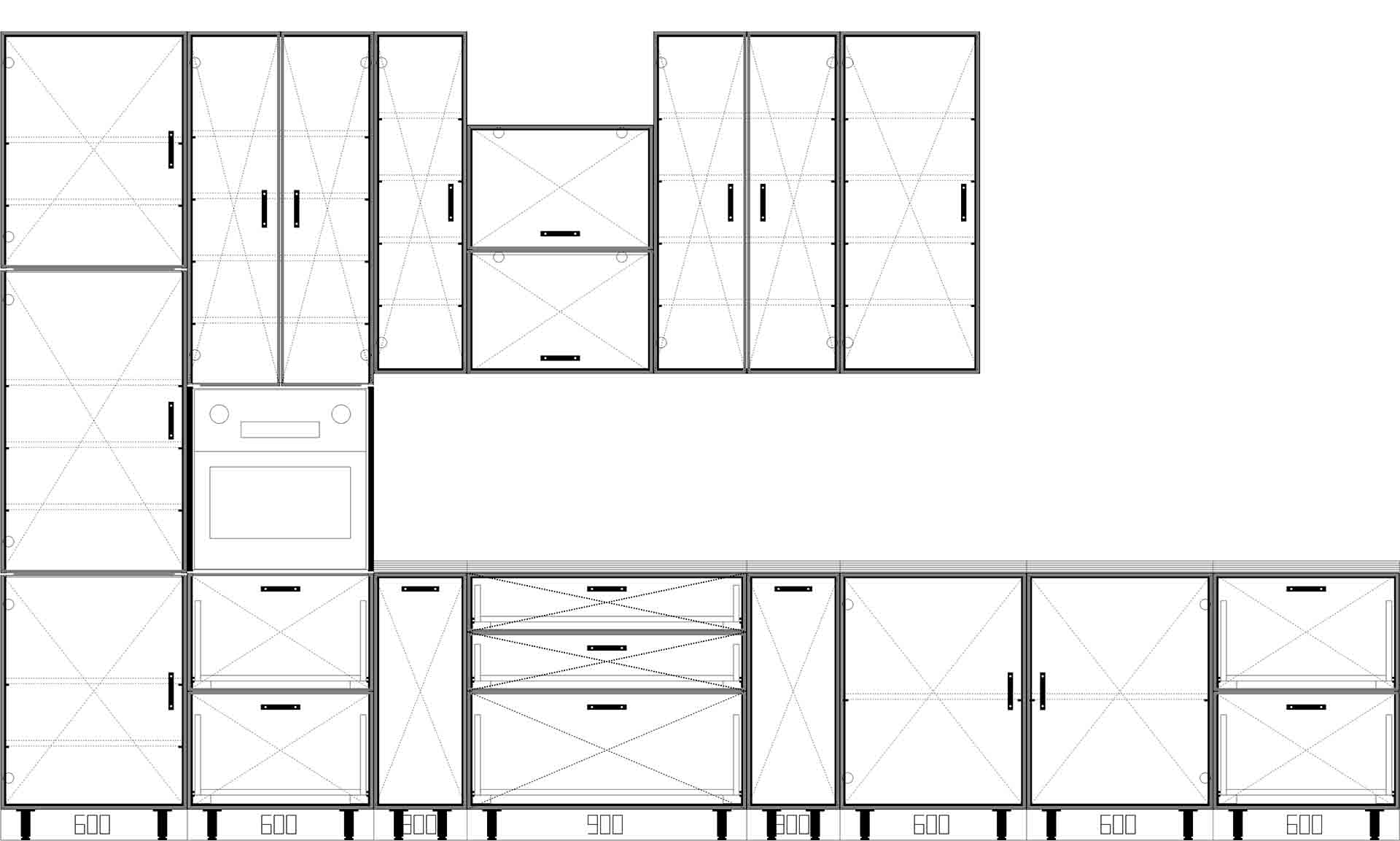 Кухня #39 креслення