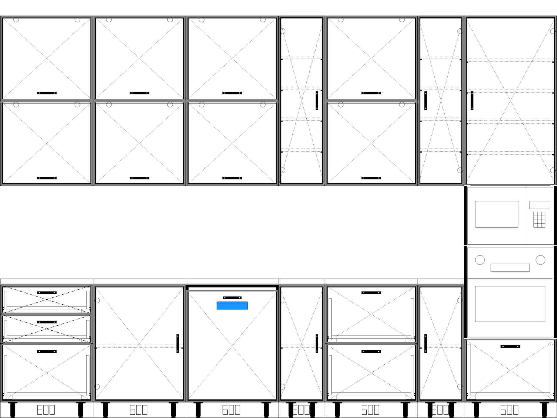 Кухня #47 креслення