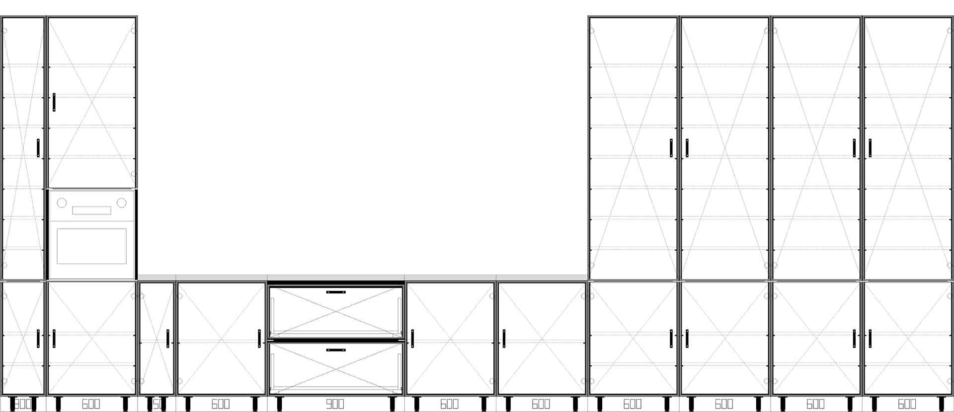 Кухня #63 креслення