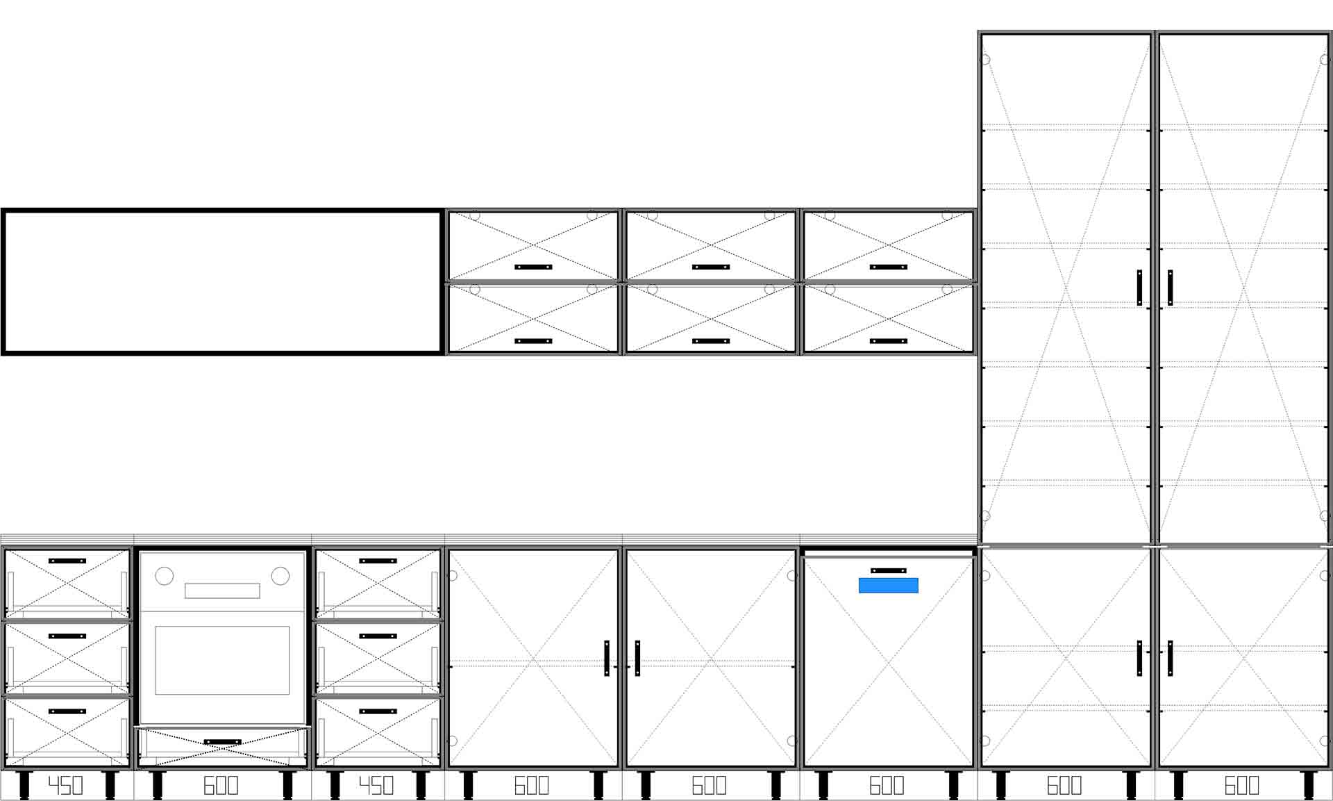 Кухня #66 креслення