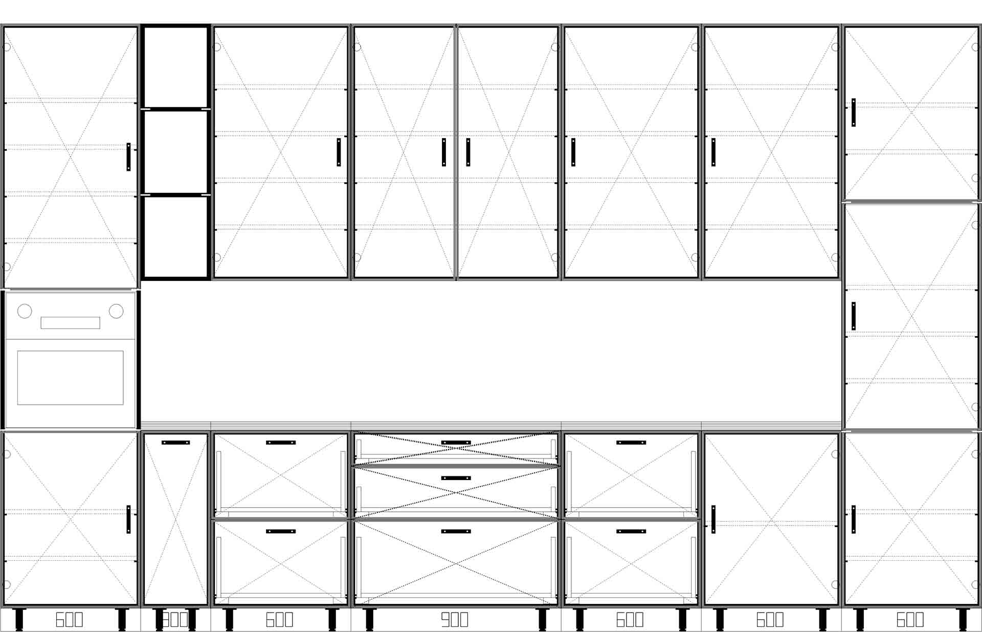 Кухня #76 креслення